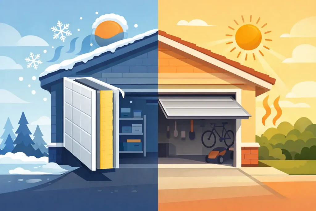 Insulated vs Non Insulated Garage Doors
