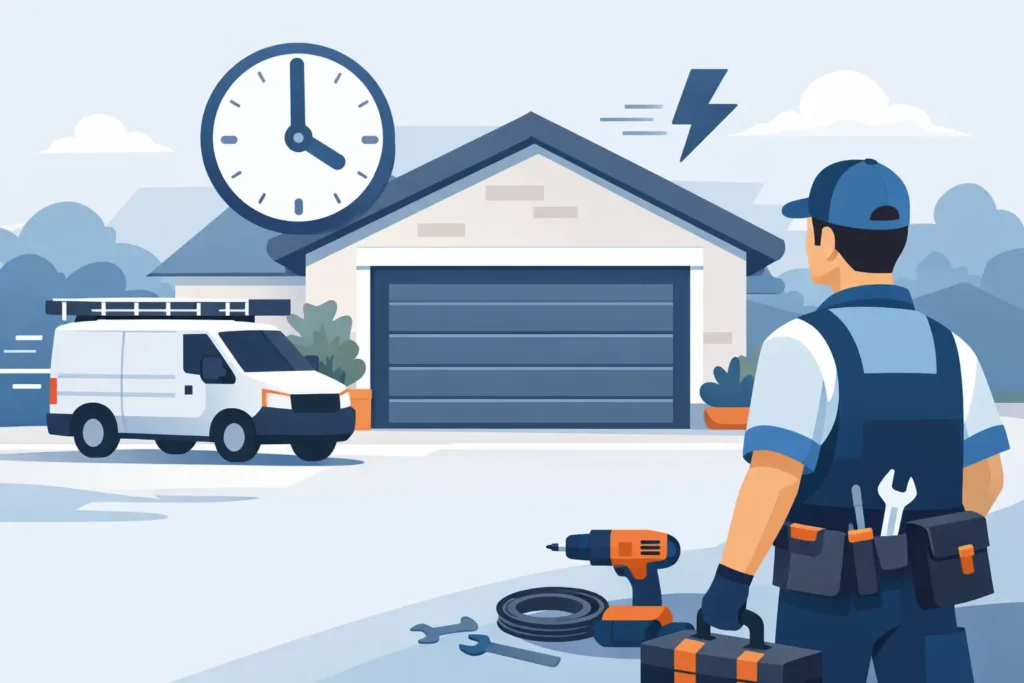 Same Day Garage Door Service That Helps Fast