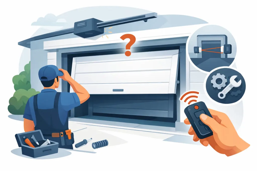 Why Wont Garage Door Close? Common Fixes