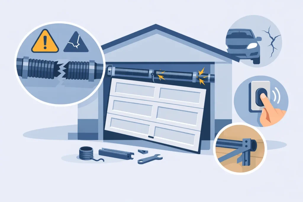 Broken Garage Spring Signs You Shouldn't Ignore